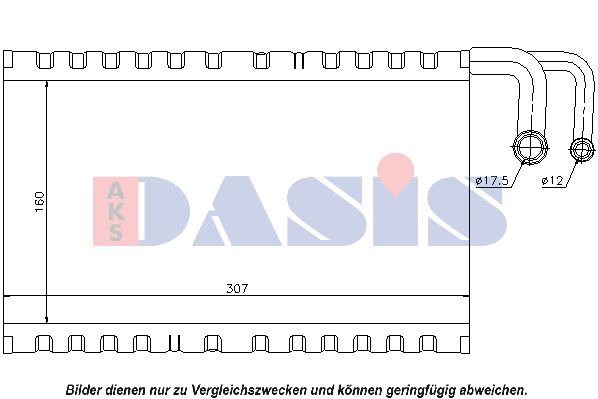 AKS DASIS Iztvaikotājs, Gaisa kondicionēšanas sistēma 820102N